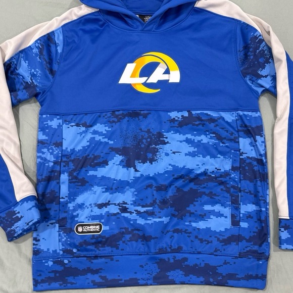 LA Rams Youth Medium (10-12) Hoodie - Picture 3 of 9